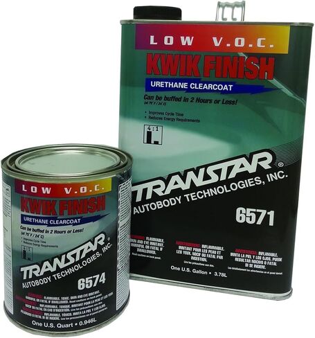 TRANSTAR (6571) 2.1 Clear Coat Kwik Finish - 1 Gallon in Saudi Arabia