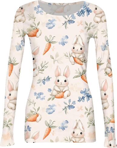 Long Sleeve Undershirt for Women Cute Heart Graphic Basic Tees Slim Fit St Patricks Day Shirts Valentines Outfits in Saudi Arabia