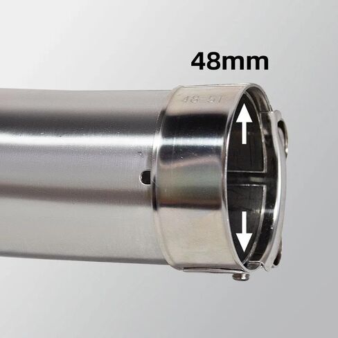 ل Transalp 750 XL750 دراجة نارية العادم 51 مللي متر الوصلة الوسطى محول الأنابيب الوصلة الوسطى الأنابيب الفولاذ تعديل الملحقات in Kuwait