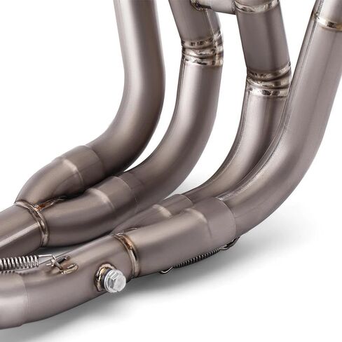 For S1000Rr 2017 2018 Motorcycle Exhaust Pipe Connection Tube Full Exhaust Styem Titanium Alloy Front Link Pipe Modified Accessories in Saudi Arabia