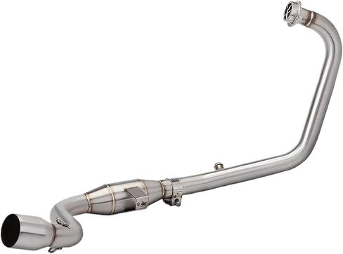 لسوزوكي ل Gixxer 150 155 الفولاذ المقاوم للصدأ دراجة نارية العادم الأنابيب المتكاملة العادم مع منفذ الأكسجين المحول الحفاز in Saudi Arabia