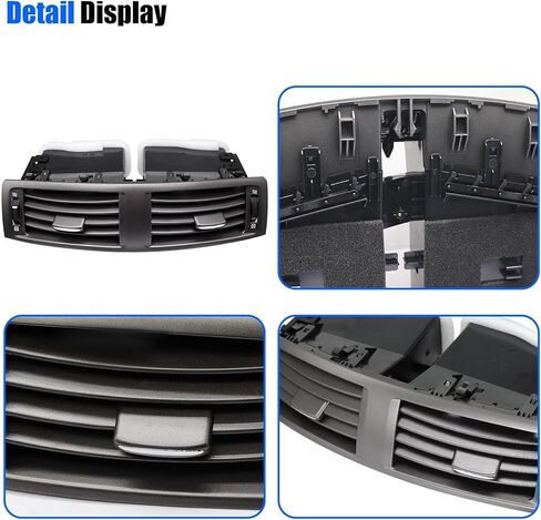 55670-53010 Center Dash Air Vent Panel Instrument AC Heater Fit for Toyota Lexus IS250 IS350 IS F 2006 2007 2008 2009 Dashboard Air Conditioning Outlet With Hand Wheels Replace 5567053010 in Saudi Arabia