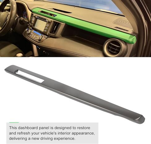 Center Instrument Dash Cluster Finish Panel Upper Trim Panel Dashboard Bezel Trim Molding Cover Passenger Side Compatible with Toyota RAV4 2013 2014 2015 in Saudi Arabia