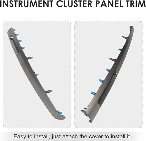 Center Instrument Dash Cluster Finish Panel Upper Trim Panel Dashboard Bezel Trim Molding Cover Passenger Side Compatible with Toyota RAV4 2013 2014 2015 in Saudi Arabia