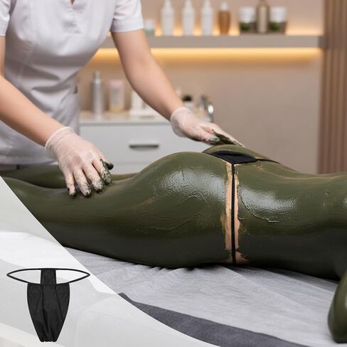 200 قطعة سراويل داخلية رفيعة للاستعمال مرة واحدة للنساء، ملابس داخلية للسبا للاستعمال مرة واحدة، حزمة فردية، ملابس داخلية ناعمة تسمح بالتهوية للنساء، لون أسود in Kuwait