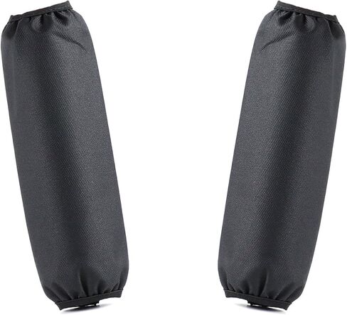 2 PCS Motorcycle Shock Covers, Waterproof Scratch-resistant Elastic Nylon Coilover Covers, 350mm Shock Covers Suspension Protector, Fit for Most Motorcycles, E-bikes (Black) in Saudi Arabia