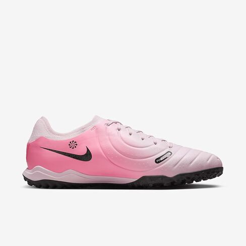 Nike Tiempo Legend 10 Pro Turf Low-Top Soccer Shoes (DV4336-601, Pink Foam/Black) Size 9.5 in Saudi Arabia