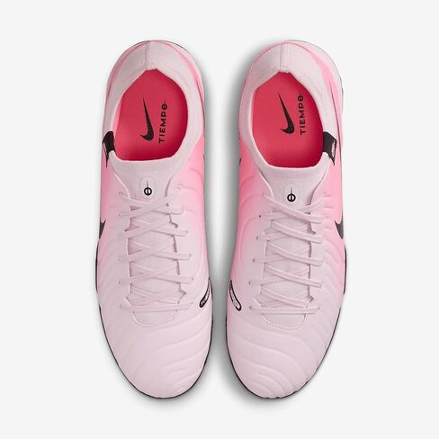 Nike Tiempo Legend 10 Pro Turf Low-Top Soccer Shoes (DV4336-601, Pink Foam/Black) Size 9.5 in Saudi Arabia