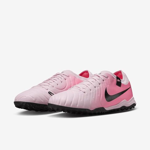 Nike Tiempo Legend 10 Pro Turf Low-Top Soccer Shoes (DV4336-601, Pink Foam/Black) Size 9.5 in Saudi Arabia