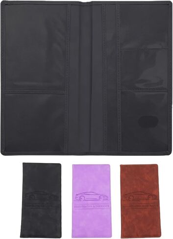 Old-to-new Premium Car Registration and Insurance Card Holder,black in Saudi Arabia