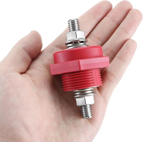 QWORK 3/8" Thru Panel Battery Terminal Connectors - High Current 440A Rating in Saudi Arabia