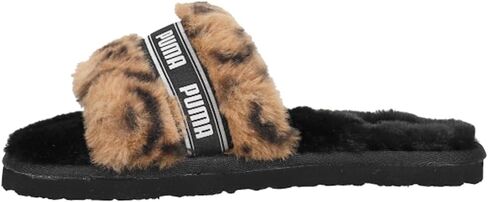 صندل كاجوال من PUMA Kids Girls Fluff Cheetah Slide - بني in Kuwait