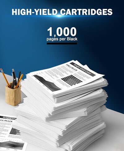 خرطوشة حبر 141A (مع شريحة) بديلة متوافقة لخرطوشة حبر HP 141A Black LaserJet W1410A 141X لحبر الطابعة HP LaserJet M110w MFP M139w M140w (عبوتان أسودتان) in Kuwait