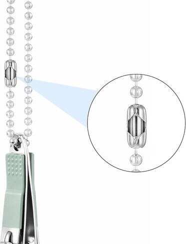 TIESOME 60 Pcs Bead Chain Connectors, Stainless Steel Roller Blind Chains Connector Clips for 4/4.5mm Ball Chain, Replacement Beaded Pull Chains Link for Vertical Blinds and Curtain Repair in Saudi Arabia