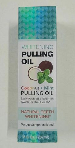 سحب غسول الفم بالزيت للسفر 20 عبوة، عبوات غسول الفم للسفر للتنفس المنعش، سحب زيت النعناع الخفيف، سحب زيت جوز الهند الطبيعي لتبييض الأسنان ولثة أكثر صحة، خالي من الكحول in Kuwait