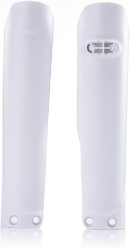 Acerbis Lower Fork Cover Set 2020 White Compatible with Husqvarna FC250/FC350/FC450/FE350/FE501/TC125/TC250 2016-2022/TX300/FX350/FX450 2017-2022 - 2470686811 in Saudi Arabia