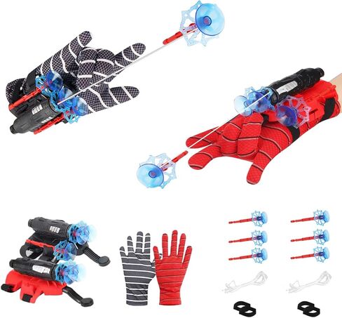 Spider Web Shooter & Wrist Launcher Toy Set,Super Hero Role-Playing Spider Web Shooter Toy in Kuwait