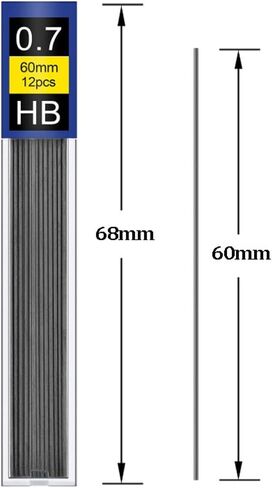120-Pack 0.7mm Pencil Lead Refills, Durable Break-Resistant Replacement for Mechanical Pencils in Saudi Arabia