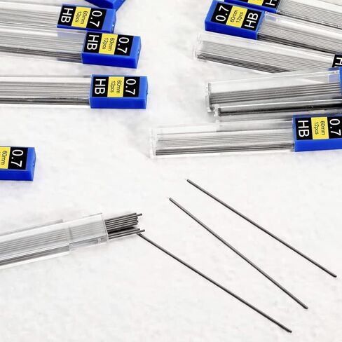 120-Pack 0.7mm Pencil Lead Refills, Durable Break-Resistant Replacement for Mechanical Pencils in Saudi Arabia