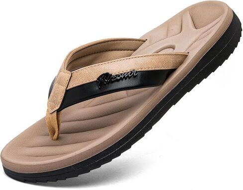Men's Flip Flops Sandal Casual Comfortable Outdoor Thong Sandals for Men Summer Beach Slides Lightweight Non-Slip Shoes with Soft Cushion Arch Support in Saudi Arabia