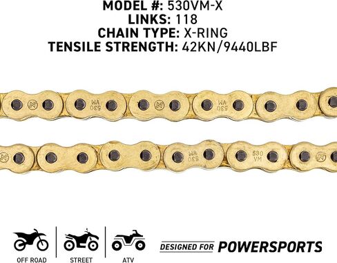 NICHE Drive Sprocket Chain Combo for Yamaha YZF R1 Front 17 Rear 45 Tooth 530VM-X X-Ring 118 Links in Saudi Arabia
