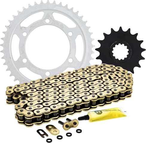 NICHE Drive Sprocket Chain Combo for Yamaha YZF R1 Front 17 Rear 45 Tooth 530VM-X X-Ring 118 Links in Saudi Arabia