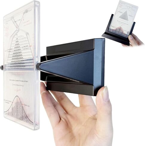 Galton Board Probability Demonstration Model, Normal Distribution Mathematical Model, Acrylic Educational Tool for School Laboratory Teaching, 12 x 18 cm in Kuwait
