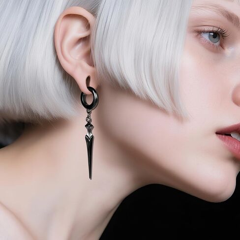 2PCS Ear Weights - Stainless Steel Hypoallergenic Ear Hangers for Gauges & Tunnels Plugs, Earrings Expander Stretcher Body Jewelry in Kuwait