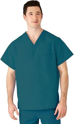 Medline AngelStat Style 610 Reversible 2-Pocket Scrub Tops Color Coding in Saudi Arabia