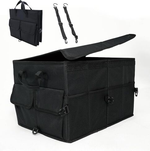 منظم صندوق السيارة HYPERAX - تخزين قابل للطي ومتعدد الأقسام لسيارات الدفع الرباعي والسيارات وإكسسوارات المركبات in Kuwait