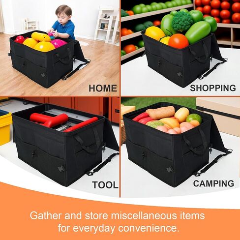 منظم صندوق السيارة HYPERAX - تخزين قابل للطي ومتعدد الأقسام لسيارات الدفع الرباعي والسيارات وإكسسوارات المركبات in Kuwait