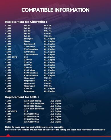 استبدال أسطوانة الفرامل الرئيسية KAX M64885 لسيارة شيفروليه G10 1975-1978، شيفروليه بيل إير 1970، شيفروليه كينجسوود 1970، شيفروليه بليزر 1970، جي إم سي K15/K1500 سوبربان 1970، جي إم سي P15/P1500 فان 1970 in Saudi Arabia