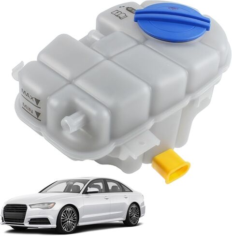 4G0121403G Engine Coolant Overflow Reservoir Tank With Cap & Sensor Compatible With 2012-2018 Audi S6 S7 A6 A6 RS7 Quattro A7 Quattro Automotive Coolant Reservoir Replaces V10-8562 in Saudi Arabia