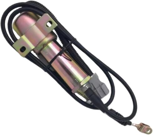 منع تسرب الوقود الملف اللولبي 60V1-60100-12 11E1-60100-12 لشركة هيونداي حفارة R130-5 R210 R210-5 R210-7 R215-7 DH220-5 11E1 لحفارة دايو DH220-5 لمحرك ميتسوبيشي أجزاء ما بعد البيع الجديدة in Kuwait