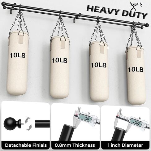 Double Curtain Rod, 1 Inch Black Dual Curtain Rods for Windows 30 to 72 Inch, Decorative Adjustable Heavy Duty Telescopic Spliced Window Treatment Rods Set for Bedroom Living Room Farmhouse in Kuwait