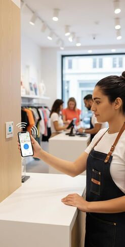 علامة Connecteam NFC للساعة الداخلية والخارجية (2) in Kuwait