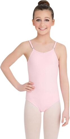 Capezio girls Camisole Leotard With Adjustable Straps Jumpsuit, Pink, Small US in Saudi Arabia