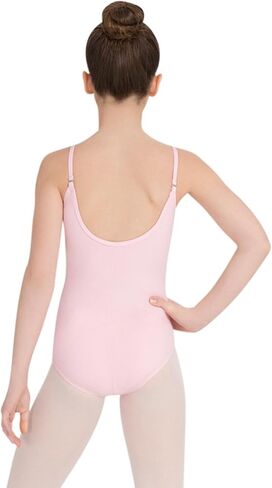 Capezio girls Camisole Leotard With Adjustable Straps Jumpsuit, Pink, Small US in Saudi Arabia