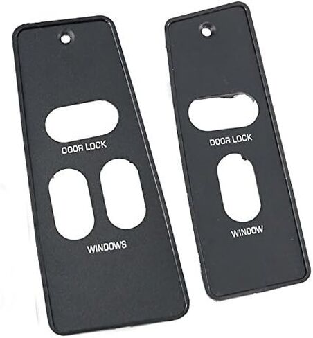 1987-1993 Mustang Coupe and Hatchback Door Switch Plates - LH & RH Pair in Saudi Arabia