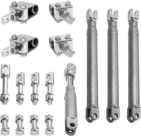 maxpeedingrods لدعامات تثبيت إطار Harley U-Clamp، مجموعة دعامات تثبيت إطار U-Clamp للتركيب الجانبي in Kuwait