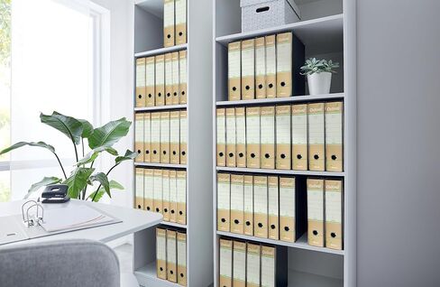 جهاز تسجيل Esselte Oxford Green 397850501 مع آلية رقم 1 بتنسيق البروتوكول مع عمود فقري 8 سم، ورق معاد تدويره بنسبة 100%، 6 قطع in Kuwait