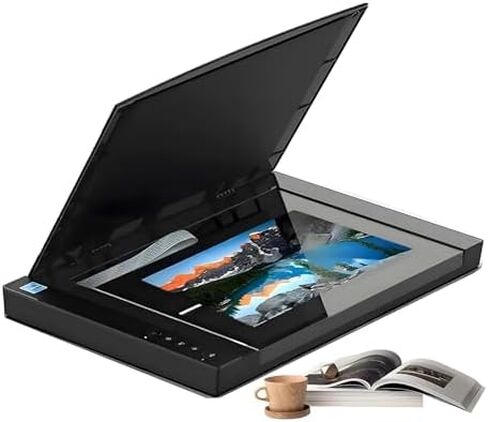 Large Format Flatbed Scanner for Documents and Photo Books, 1200/2400 DPI, Automatic Scanning with LED Light Source (1200DPI) in Saudi Arabia