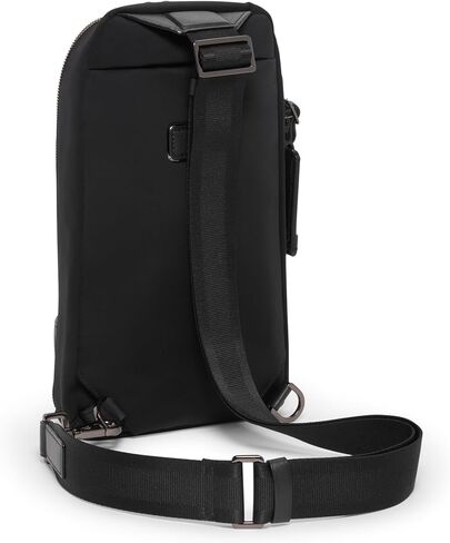 TUMI - Harrison Gregory Sling - حقيبة كروس خفيفة الوزن للرجال مع مقصورات متعددة - حقيبة سفر أو تنقلات - أسود منتصف الليل in Kuwait