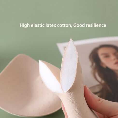 Women Bra Pad Inserts Padded for Cup Beige Black sports pads boob breast forms enhancers push up for swimsuits swiming in Saudi Arabia