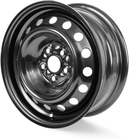15 "جديد 15x6 في عجلة سبيكة لتويوتا كورولا 2009 2010 2011 2012 2013 2014 2015 2016 2017 2018 2019 2020 رسمت باللون الأسود استبدال حافة 1 قطعة in Saudi Arabia
