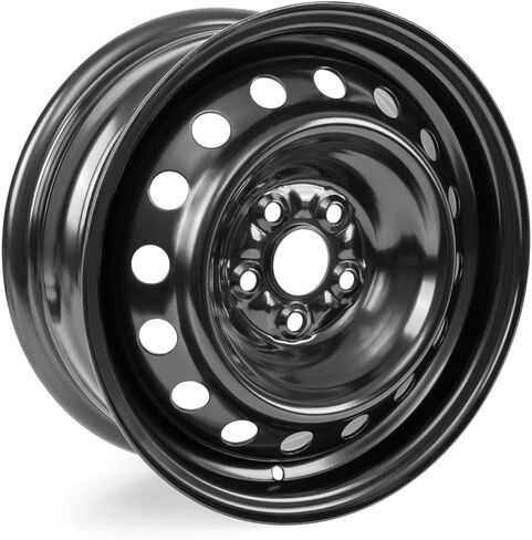 15 "جديد 15x6 في عجلة سبيكة لتويوتا كورولا 2009 2010 2011 2012 2013 2014 2015 2016 2017 2018 2019 2020 رسمت باللون الأسود استبدال حافة 1 قطعة in Saudi Arabia