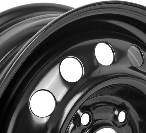 15 "جديد 15x6 في عجلة سبيكة لتويوتا كورولا 2009 2010 2011 2012 2013 2014 2015 2016 2017 2018 2019 2020 رسمت باللون الأسود استبدال حافة 1 قطعة in Saudi Arabia
