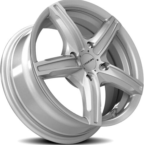 Vision 469 Boost 15x6.5 4x4.5 بوصة + حافة عجلة فضية مقاس 38 مم مقاس 15 بوصة in Kuwait