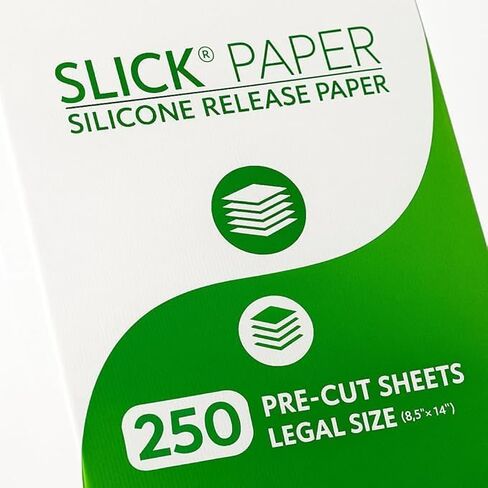 Slick Paper Silicone Release Paper - Legal Size 8.5x14" Fits in Printer in Saudi Arabia