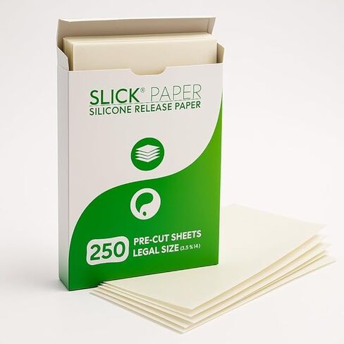 Slick Paper Silicone Release Paper - Legal Size 8.5x14" Fits in Printer in Saudi Arabia